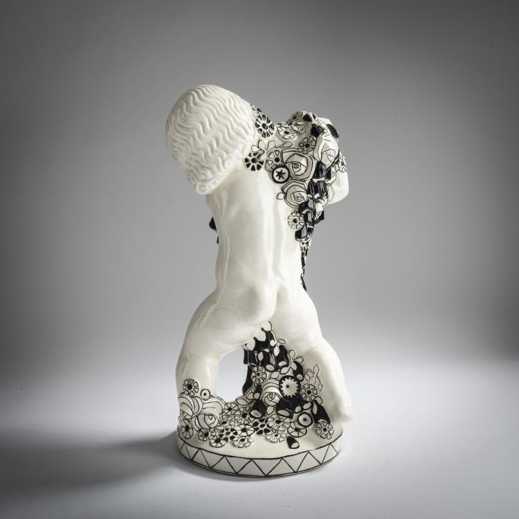 Bild 2 zu Objekt, Putto with Flowers (Spring), c. 1907, Michael Powolny, Gmundner Keramik, 159C 552
