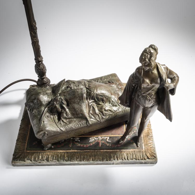 Bild 1 zu Objekt, Erotic table light 'The monkey's secret', c. 1928, Bruno Zach, 159C 402