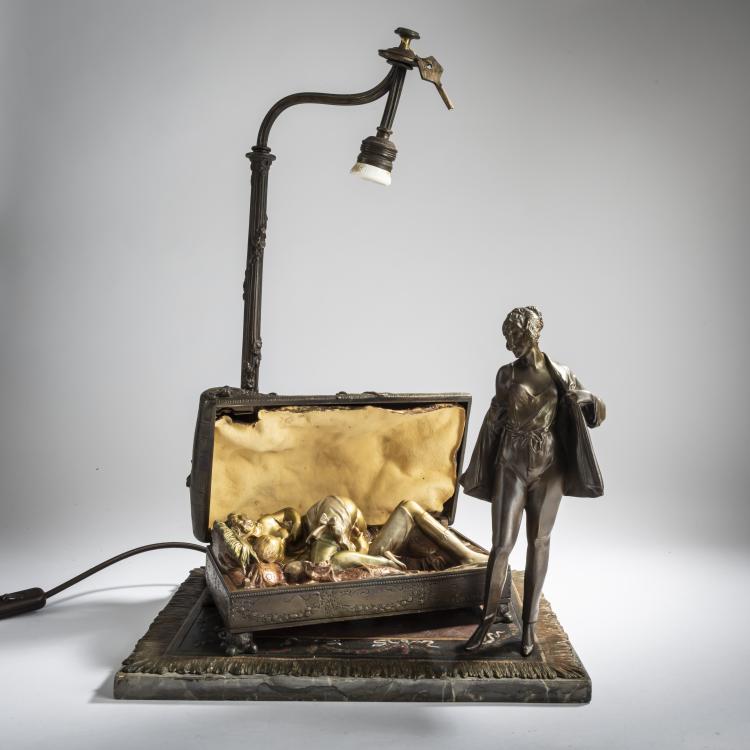 Bild 3 zu Objekt, Erotic table light 'The monkey's secret', c. 1928, Bruno Zach, 159C 402