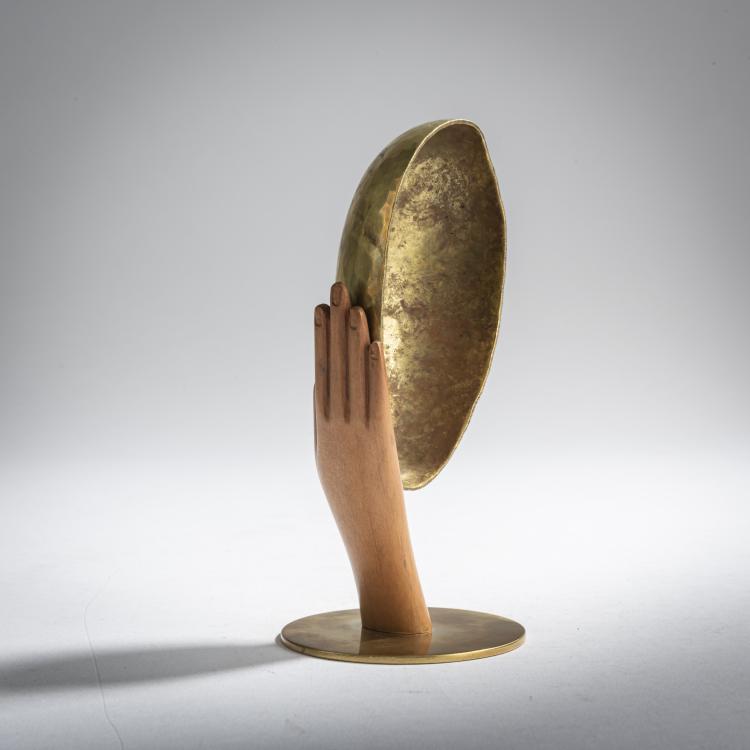 Hauptbild zu Objekt, Supported head in hand, c. 1950, Karl Hagenauer, Hagenauer, Wien, 159C 364