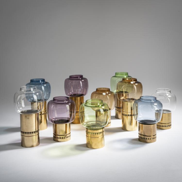 Bild 1 zu Objekt, Zehn Windlichter 'L 63', um 1960, Hans-Agne Jakobsson, Jakobsson Hans Agne, Markaryd, 158B 475