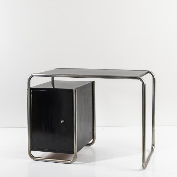 Hauptbild zu Objekt, Schreibtisch 'B 21/1', 1955, Thonet, Frankenberg, 160A 90