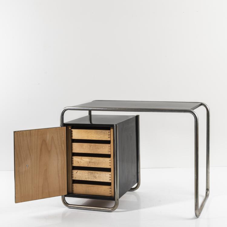 Bild 2 zu Objekt, Schreibtisch 'B 21/1', 1955, Thonet, Frankenberg, 160A 90