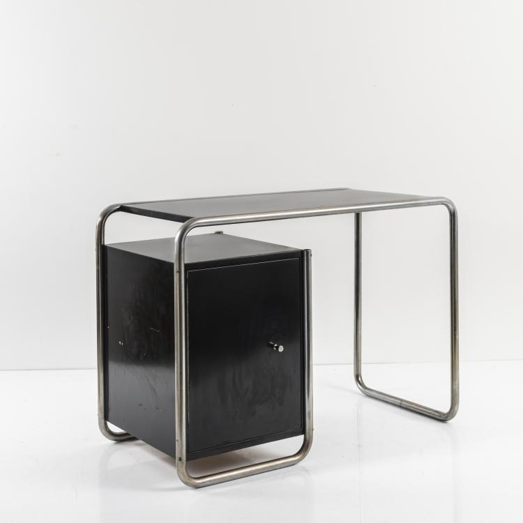 Bild 4 zu Objekt, Schreibtisch 'B 21/1', 1955, Thonet, Frankenberg, 160A 90