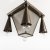 'Prague Cubism' ceiling light, 1910 / 20s