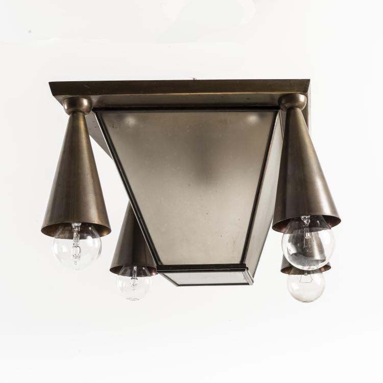 Bild 2 zu Objekt, Deckenleuchte 'Prager Kubismus', 1910/20er Jahre, Tschechien, 158B 317