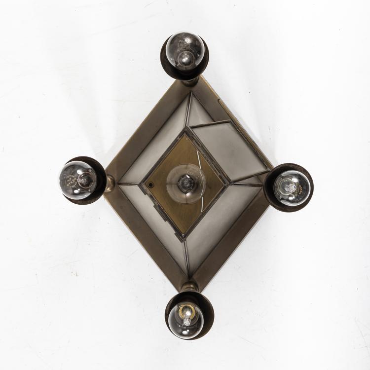 Bild 3 zu Objekt, Deckenleuchte 'Prager Kubismus', 1910/20er Jahre, Tschechien, 158B 317