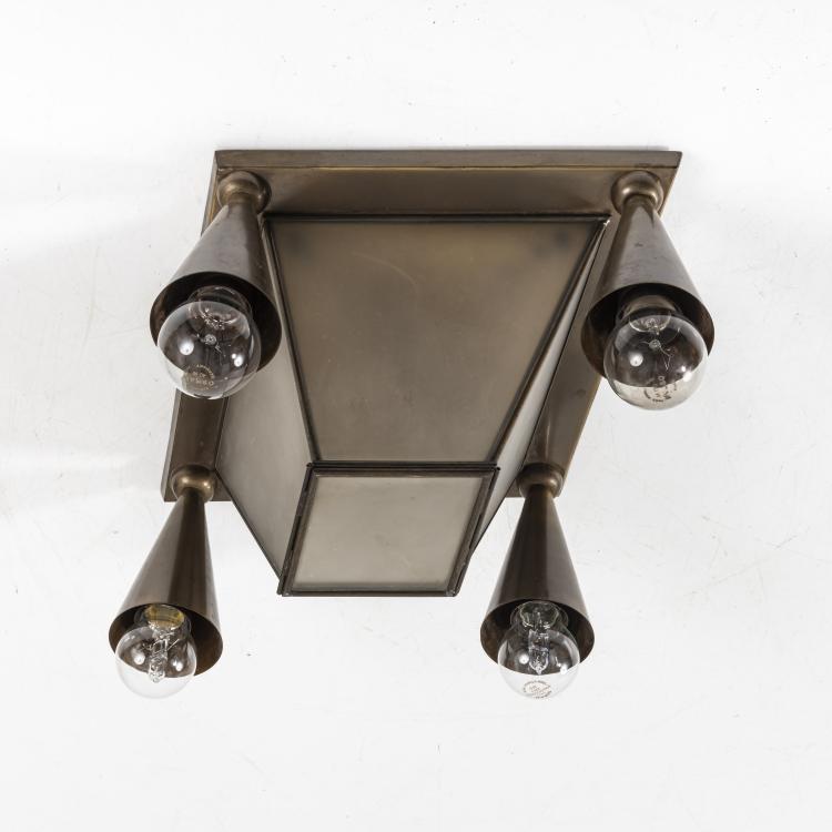 Bild 5 zu Objekt, Deckenleuchte 'Prager Kubismus', 1910/20er Jahre, Tschechien, 158B 317