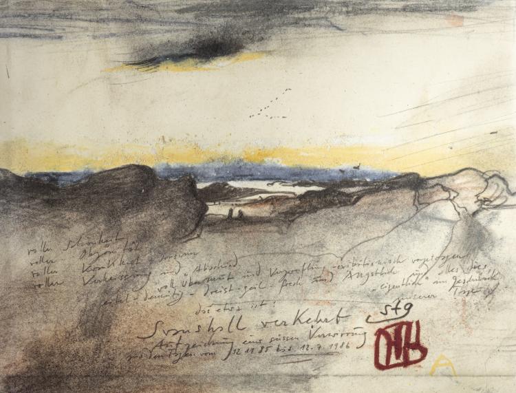 Hauptbild zu Objekt, Svanshall verkehrt. Aufzeichnungen einer s&uuml;ssen Verwirrung, 1987, Horst Janssen, 158B 715