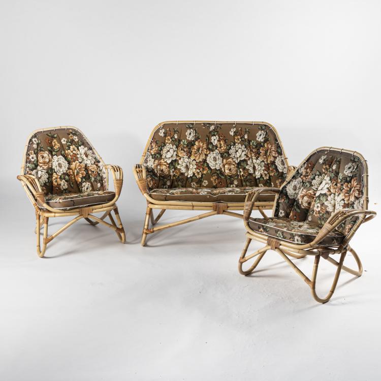 Bild 12 zu Objekt, Small '390' sofa, 2 armchairs and coffee table, c. 1952, Gunnar Hasth, Br&ouml;darna Holm, Ransta (Schweden), 161C 514