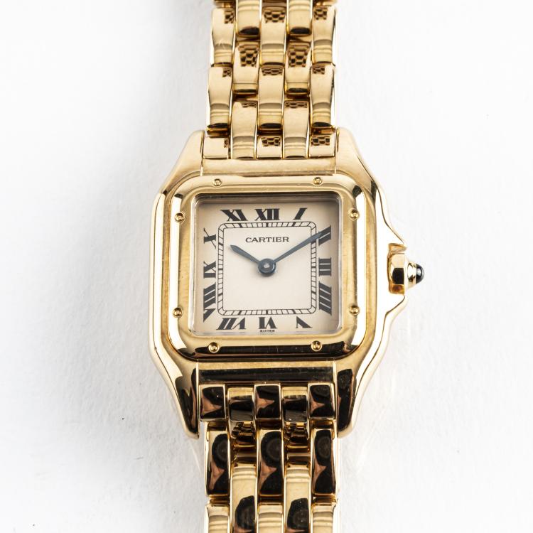 Hauptbild zu Objekt, Damenuhr 'Panthere', 1988, Cartier, Paris, 160E 748