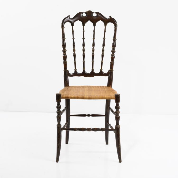 Hauptbild zu Objekt, 'Chiavari' chair, 1950s, Colombo Sanguineti, Sanguineti, Fratelli, Chiavari (zugeschrieben), 161A 35