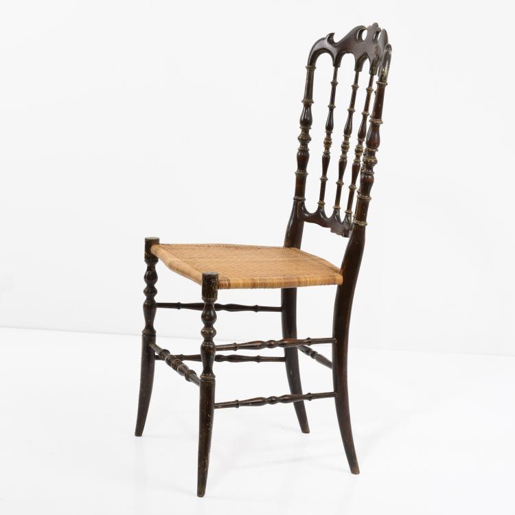 Bild 1 zu Objekt, 'Chiavari' chair, 1950s, Colombo Sanguineti, Sanguineti, Fratelli, Chiavari (zugeschrieben), 161A 35