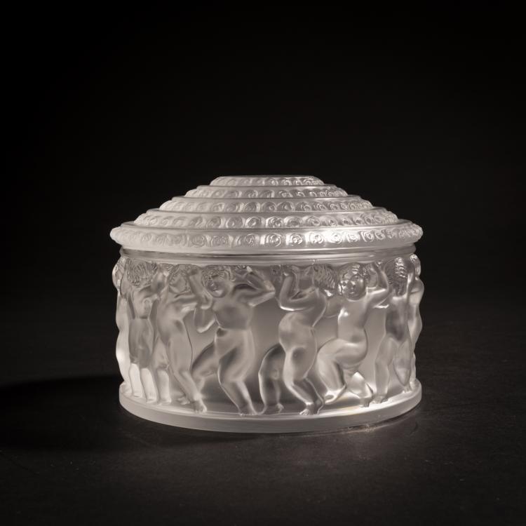 Hauptbild zu Objekt, Deckeldose 'Enfants', 1931, Ren&eacute; Lalique, Lalique, Wingen-sur-Moder, 159A 21
