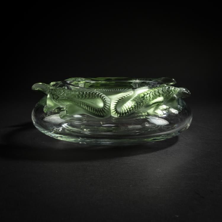 Hauptbild zu Objekt, 'Bamako' bowl, around 1970, Lalique, Wingen-sur-Moder, 159A 55
