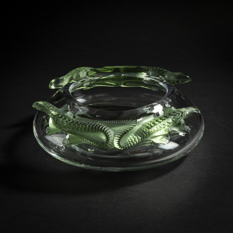 Bild 1 zu Objekt, 'Bamako' bowl, around 1970, Lalique, Wingen-sur-Moder, 159A 55