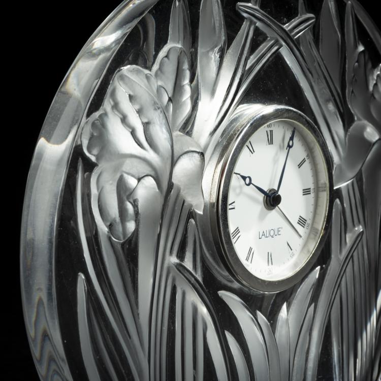 Bild 3 zu Objekt, 'Iris' table clock, 1988, Lalique, Wingen-sur-Moder, 159A 64