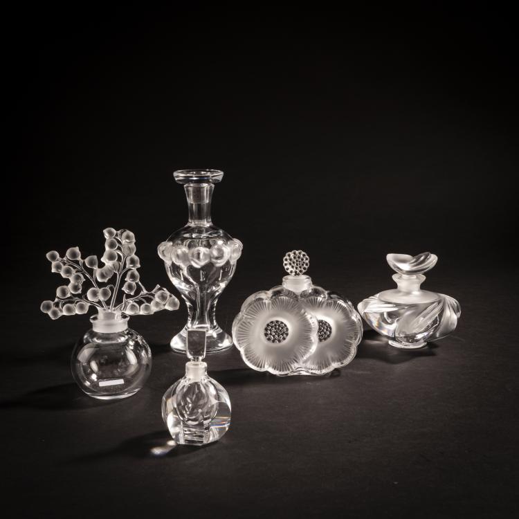 Bild 1 zu Objekt, F&uuml;nf Flakons, 1960er bis 1980er Jahre, Marie-Claude Lalique, Lalique, Wingen-sur-Moder, 159A 63