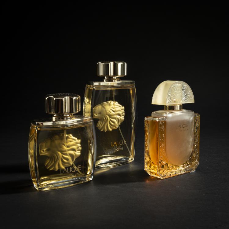 Hauptbild zu Objekt, Three bottles, 1990s, Lalique, Wingen-sur-Moder, 159A 70