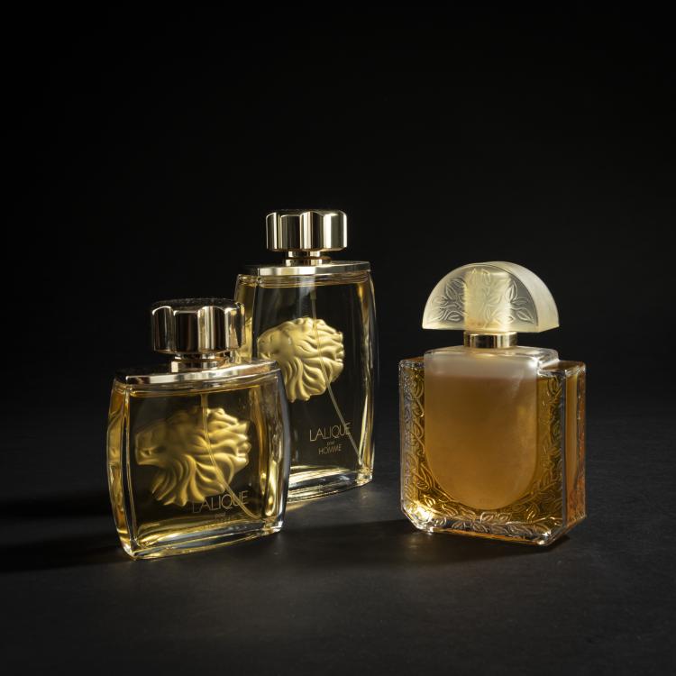 Bild 1 zu Objekt, Three bottles, 1990s, Lalique, Wingen-sur-Moder, 159A 70