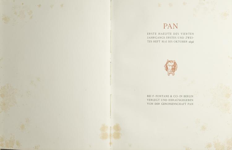 Hauptbild zu Objekt, PAN, 4th year 1898, vol. 1, 160A 44