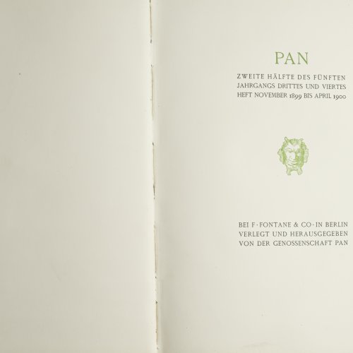 PAN, 5th year 1899-1900, Vol. 2