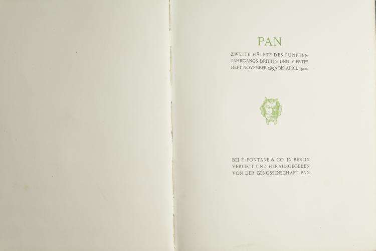 Hauptbild zu Objekt, PAN, 5th year 1899-1900, Vol. 2, 160A 47