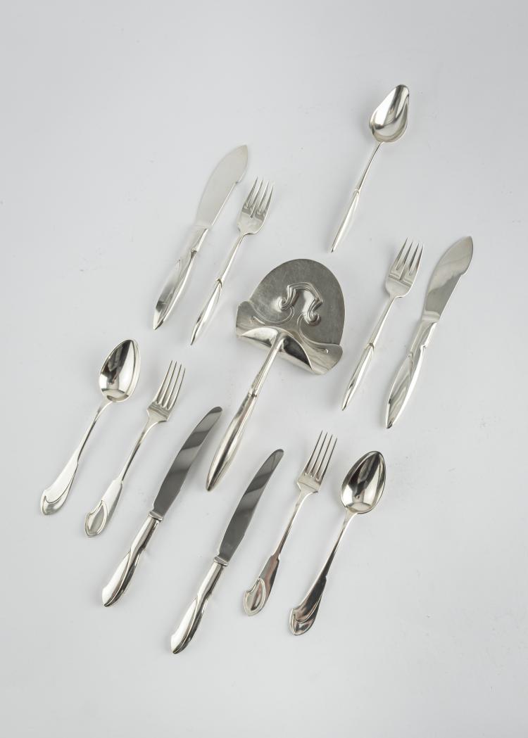Bild 6 zu Objekt, 'Model I' asparagus server, 1903, Henry van de Velde, Koch & Bergfeld, Bremen, 160A 8