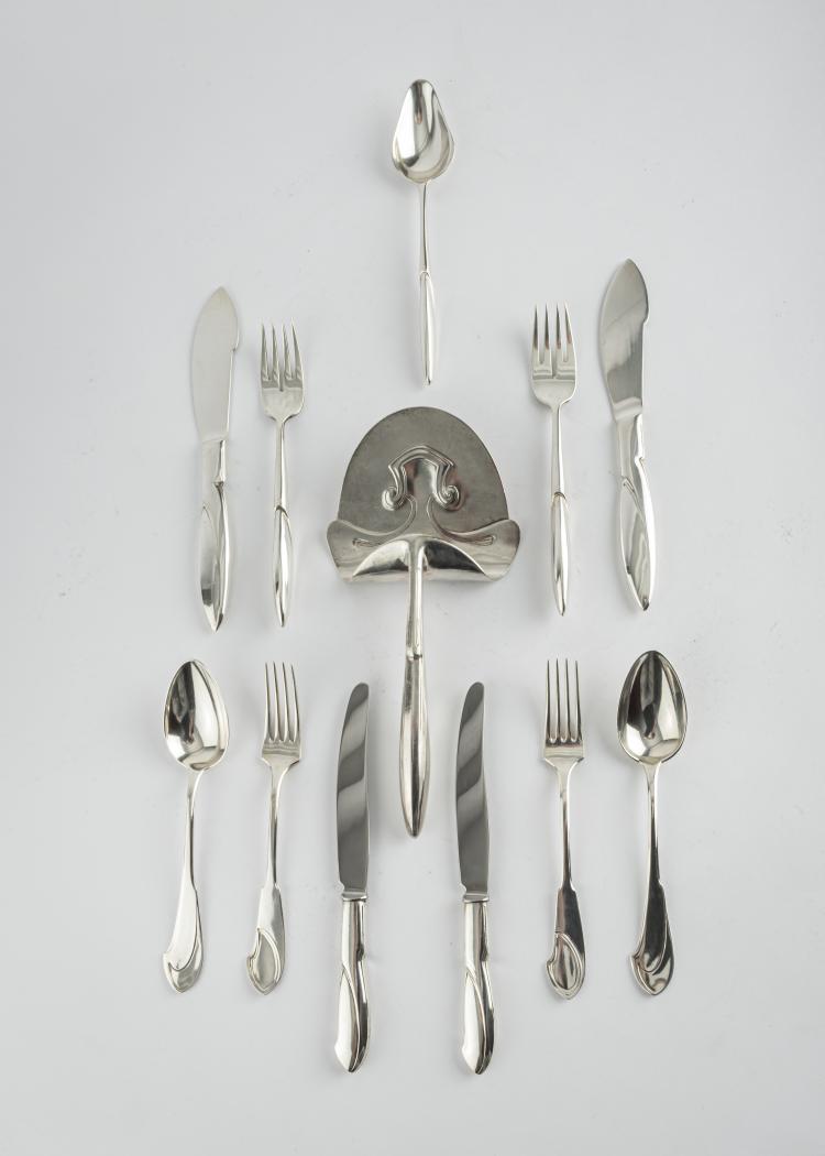 Bild 7 zu Objekt, 'Model I' asparagus server, 1903, Henry van de Velde, Koch & Bergfeld, Bremen, 160A 8