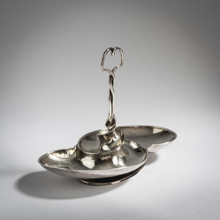 Bild 1 zu Objekt, Candy bowl, 1913, Johannes Ludovicus Mathieu Lauweriks, Hagener Silberschmiede; Zwollo, Frans, 160A 30