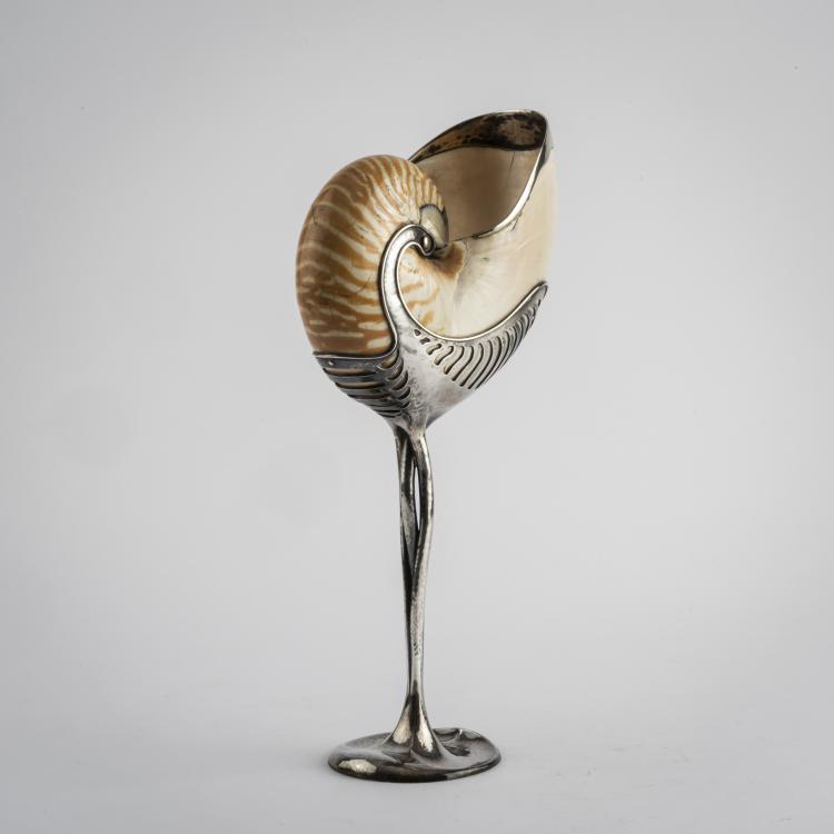 Bild 2 zu Objekt, Nautilus goblet, 1910-14, Johannes Ludovicus Mathieu Lauweriks, Hagener Silberschmiede; Zwollo, Frans, 160A 27