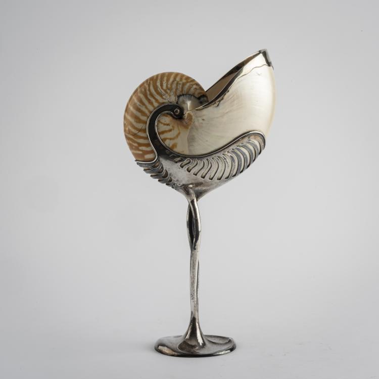 Bild 3 zu Objekt, Nautilus goblet, 1910-14, Johannes Ludovicus Mathieu Lauweriks, Hagener Silberschmiede; Zwollo, Frans, 160A 27