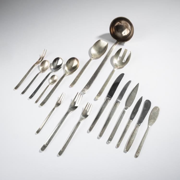 Bild 1 zu Objekt, Flatware '784/84' for 16, 1952, Carl Pott, Pott, C. Hugo, Solingen, 161C 508