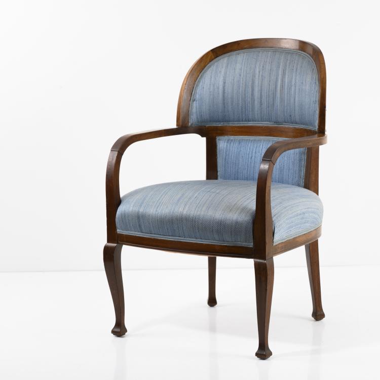 Hauptbild zu Objekt, Armchair, c. 1914, Henry van de Velde, 160A 38