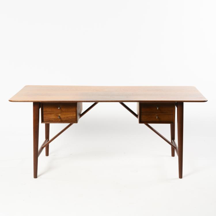 Bild 2 zu Objekt, Schreibtisch '310', um 1955, Peter Hvidt,Orla M&oslash;lgaard-Nielsen, S&ouml;borg M&ouml;bler, S&ouml;borg, 160A 128