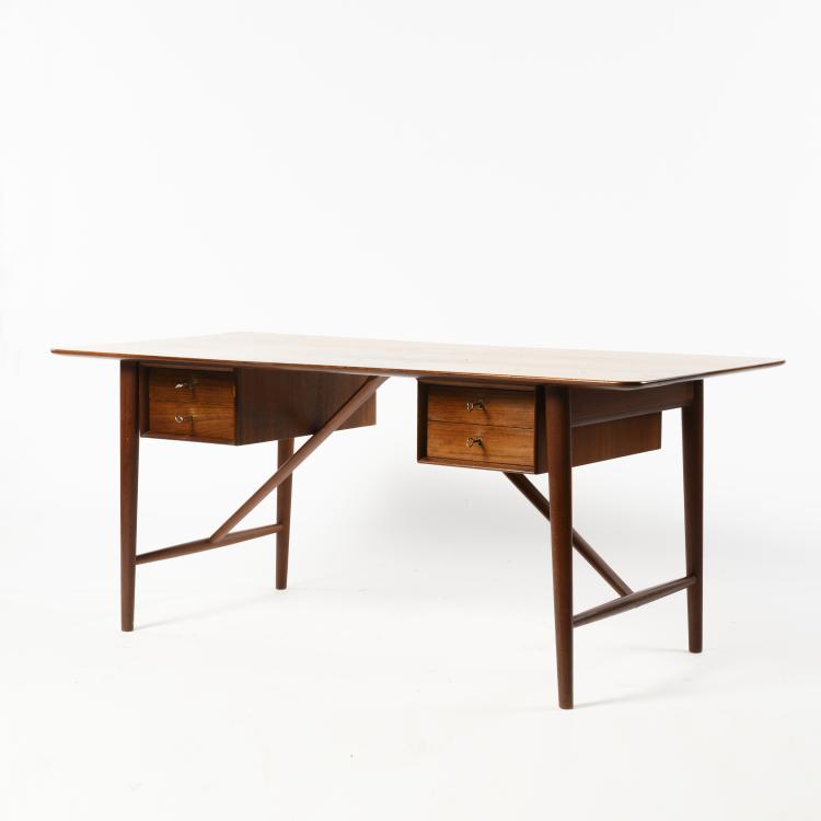 Bild 4 zu Objekt, Schreibtisch '310', um 1955, Peter Hvidt,Orla M&oslash;lgaard-Nielsen, S&ouml;borg M&ouml;bler, S&ouml;borg, 160A 128