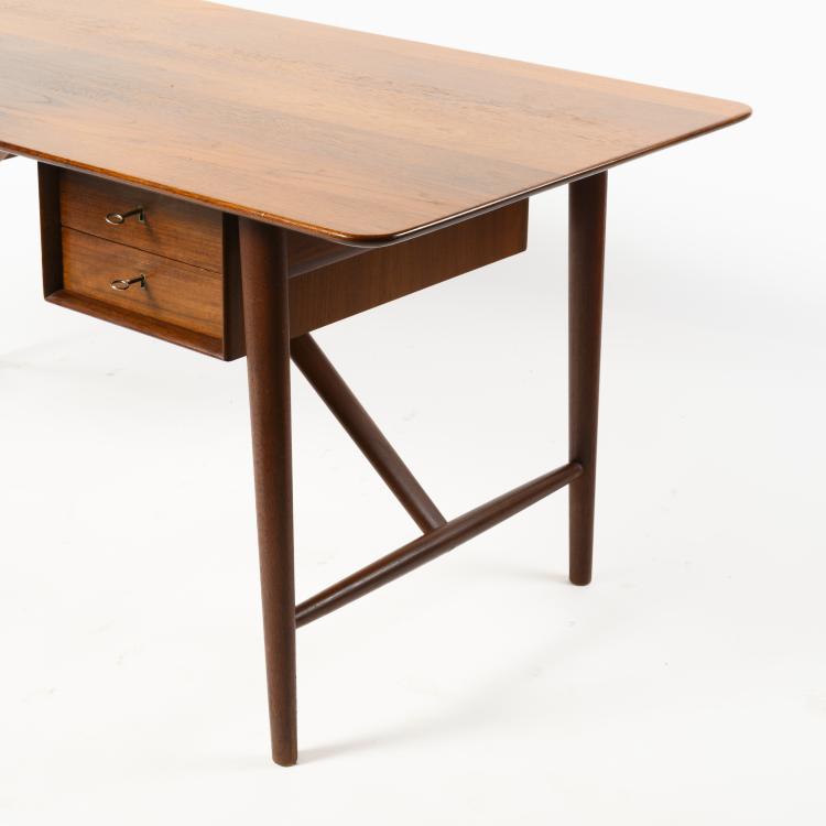 Bild 8 zu Objekt, Schreibtisch '310', um 1955, Peter Hvidt,Orla M&oslash;lgaard-Nielsen, S&ouml;borg M&ouml;bler, S&ouml;borg, 160A 128