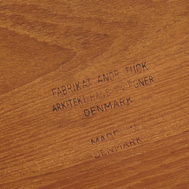 Bild 4 zu Objekt, Two nesting tables, 1950s, Hans J. Wegner, M&ouml;belfabrik Andreas Tuck, Kopenhagen, 167B 476