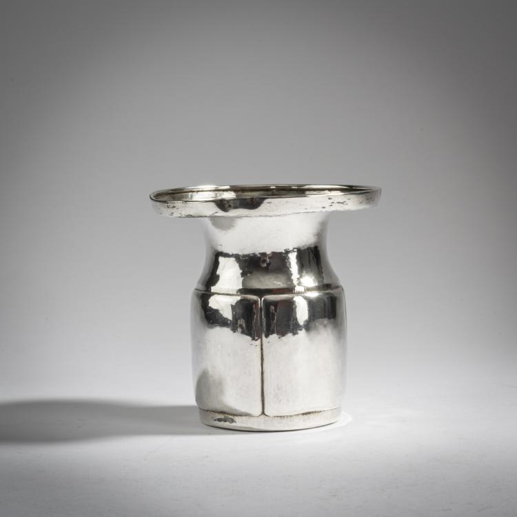 Hauptbild zu Objekt, Vase, 1910-14, Johannes Ludovicus Mathieu Lauweriks, Hagener Silberschmiede; Zwollo, Frans, 160A 29