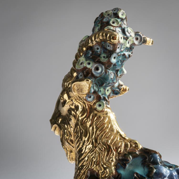 Bild 4 zu Objekt, 'Weintraubenbock', 1907-08, Michael Powolny, Vereinige Wiener und Gmundner Keramik, 160A 54