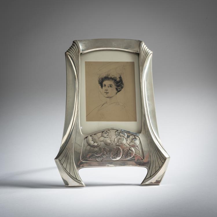 Bild 1 zu Objekt, Bilderrahmen, um 1906, Orvit-Metallwarenfabrik, 159C 476