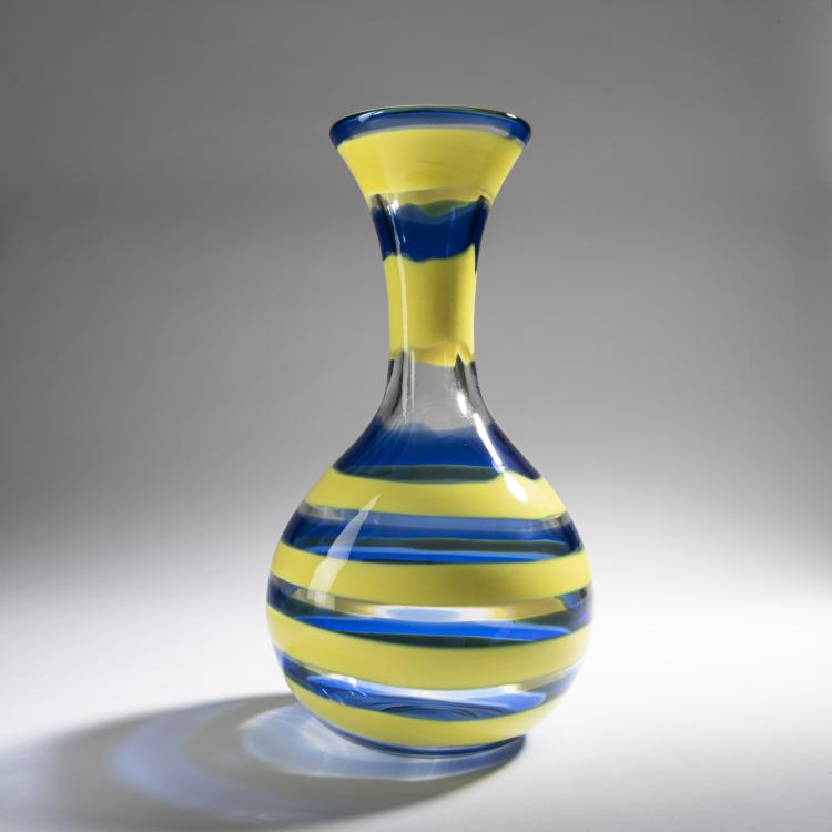 Hauptbild zu Objekt, 'A fasce di colore' vase, c. 1953, Fulvio Bianconi, Venini & C., Murano, 161B 316