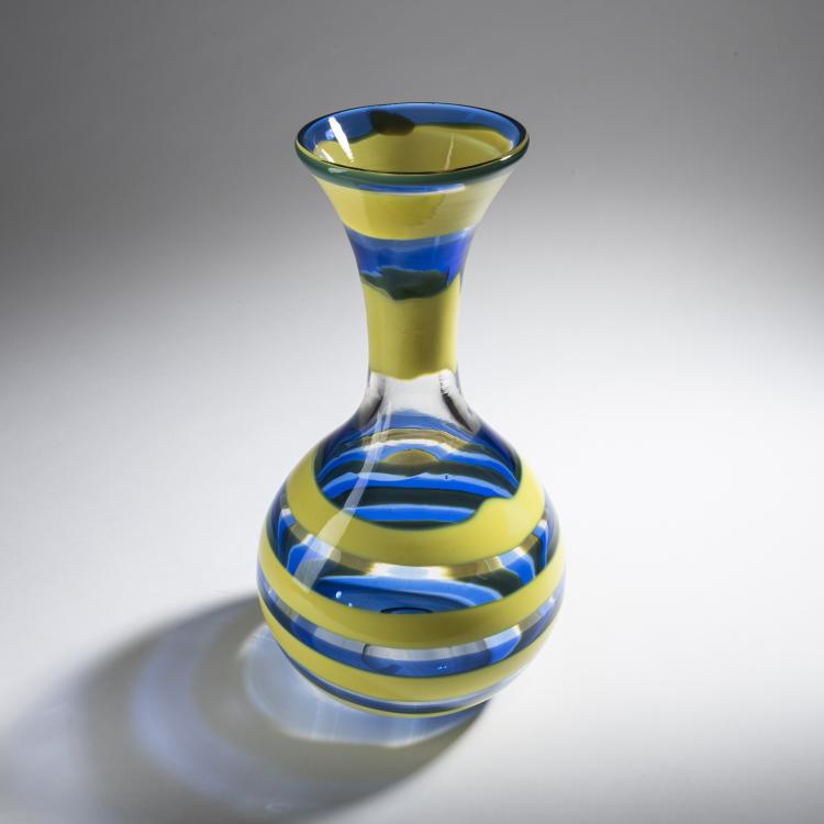 Bild 1 zu Objekt, 'A fasce di colore' vase, c. 1953, Fulvio Bianconi, Venini & C., Murano, 161B 316