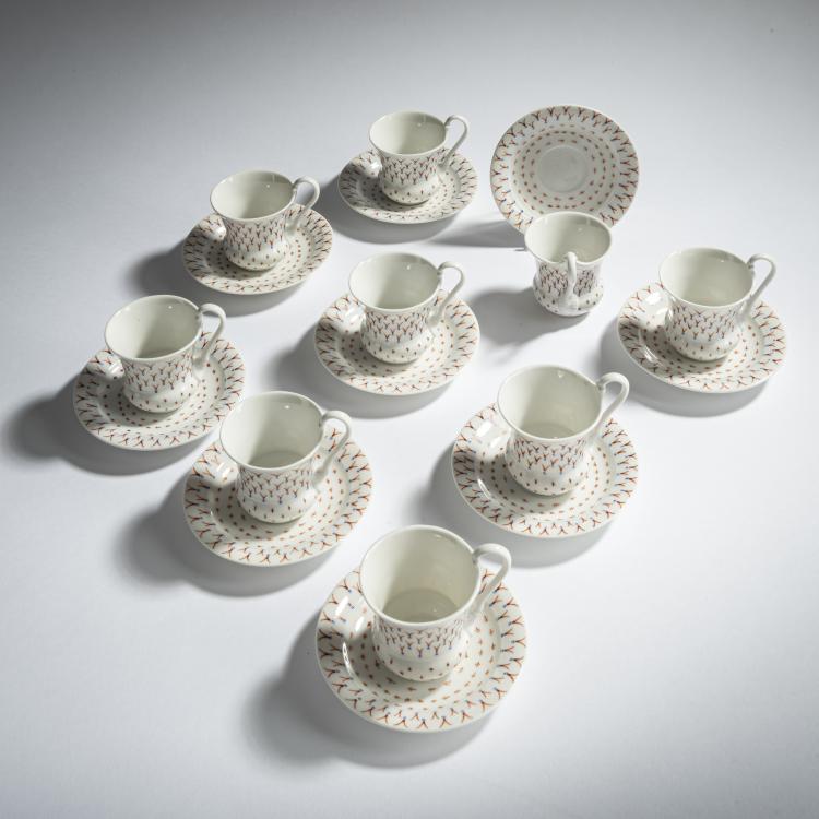 Bild 1 zu Objekt, 9 Mocha cups, 1923/24, Berlin, StPM, 159C 509