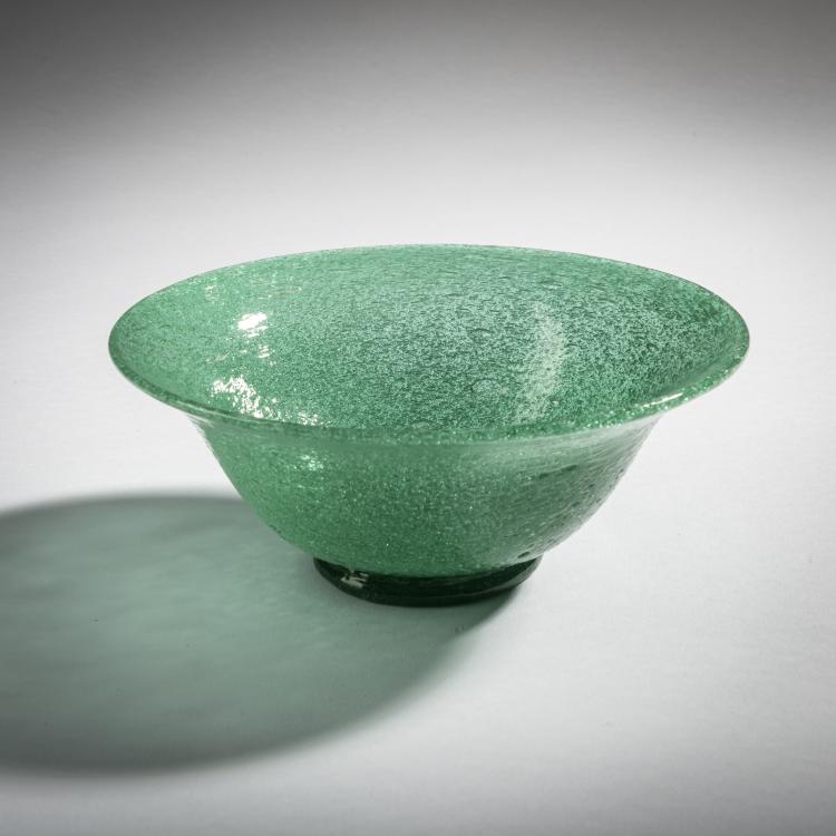 Bild 1 zu Objekt, Schale 'Pulegoso', um 1930, Napoleone Martinuzzi, Venini & C., Murano, 161B 266