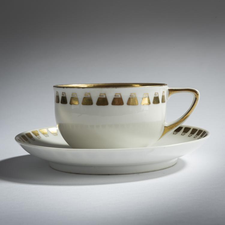 Bild 1 zu Objekt, Tea cup and saucer, c. 1906, Henry van de Velde, Beyer & Bock, Rudolstadt-Volkstedt, 160A 25