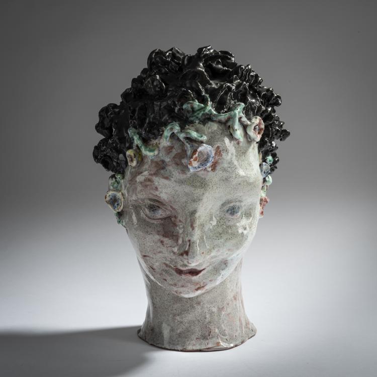 Hauptbild zu Objekt, Kopf, 1919, Reni Schaschl, Wiener Werkst&auml;tte, 159C 558
