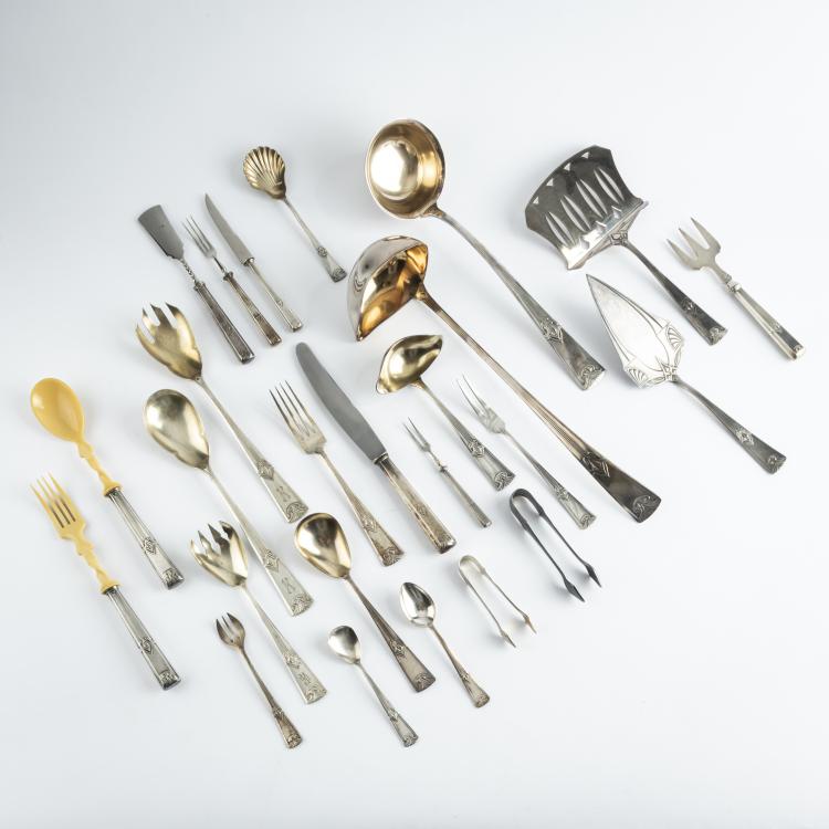 Hauptbild zu Objekt, Cutlery, c. 1905, Albert Mayer, WMF, Geislingen, 159C 460
