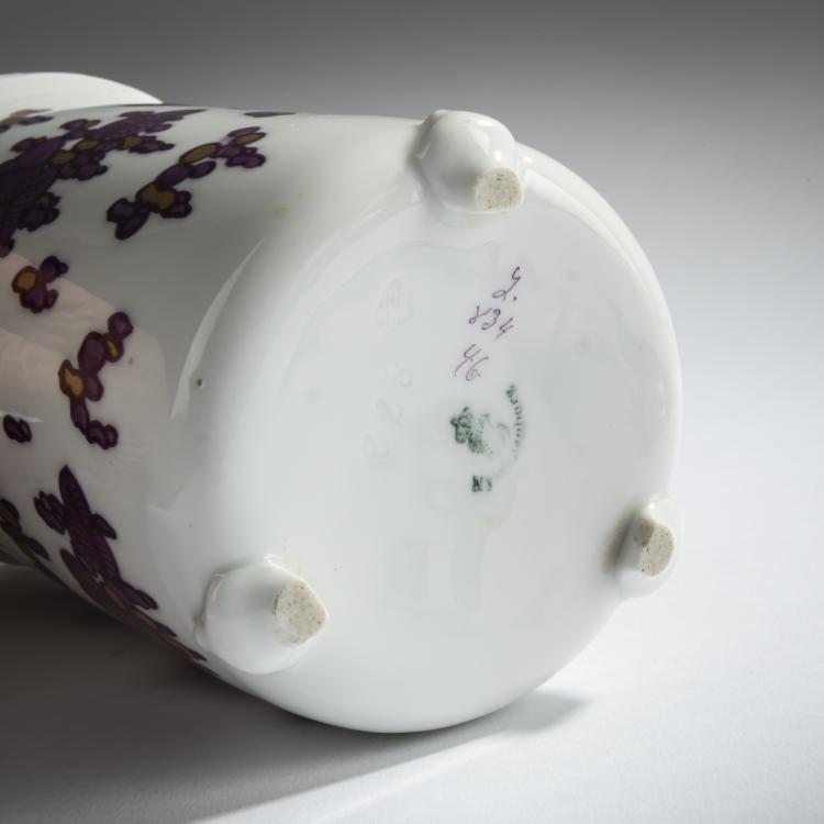 Bild 2 zu Objekt, Vase '872' with decor '831', 1906/07, Adelbert Niemeyer, Nymphenburg, KPM, 159C 519