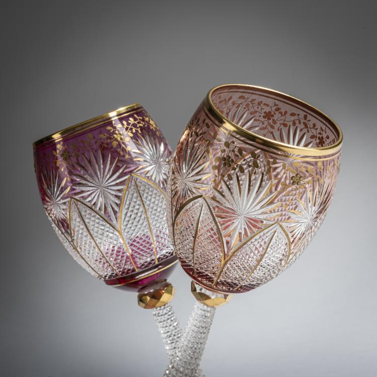 Bild 1 zu Objekt, Zwei Weingl&auml;ser, 1920er Jahre, Baccarat, Paris, 159B 81